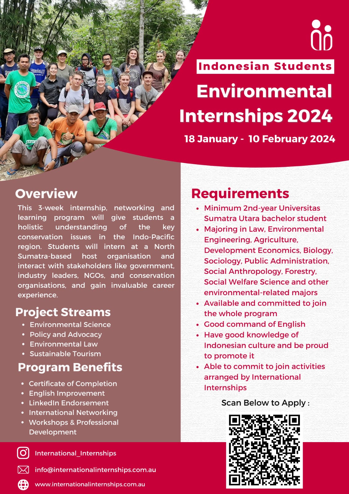 12112023 Indonesian Students Environmental Internship 2024